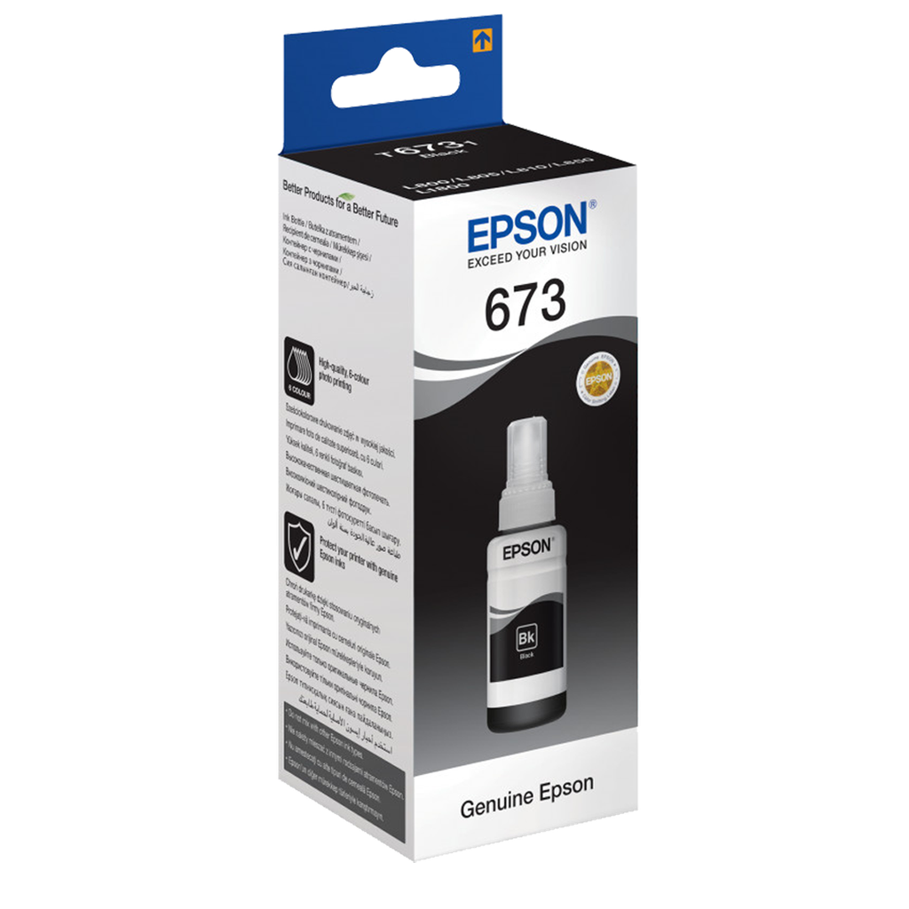 [C13T67314A] Bouteille d'encre Epson 673 Noir (C13T67314A)