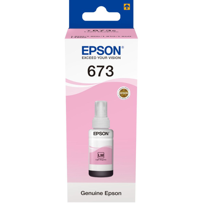[C13T67364A] Bouteille d'encre Epson 673 Light Magenta (C13T67364A)