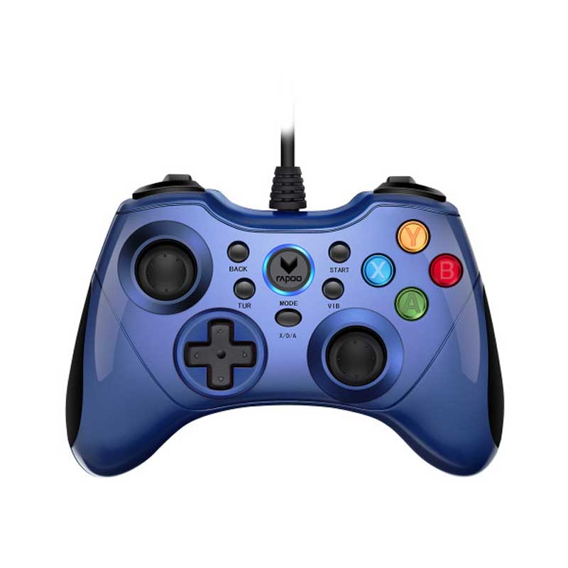 Rapoo V600 Manette de jeu filaire avec vibrations