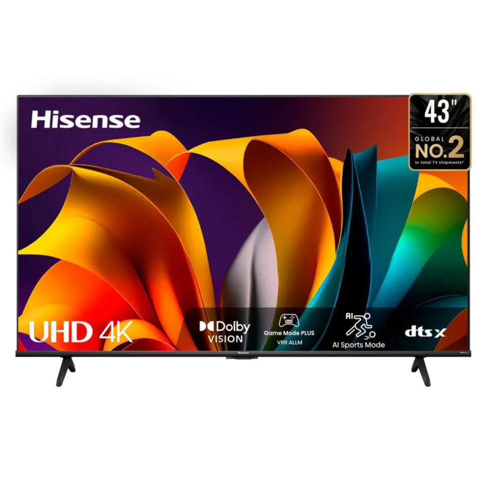 [HIS43A6N] Téléviseur HISENSE 43" smart UHD 4K (HIS43A6N)