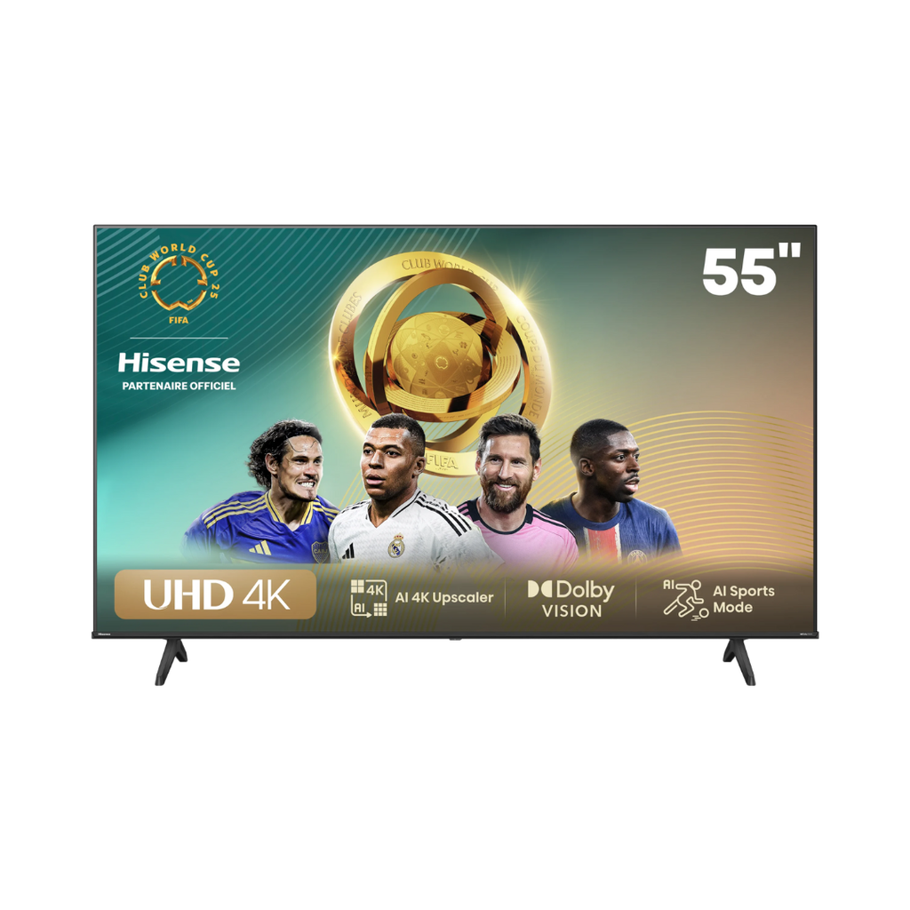 [HIS55A6N] Téléviseur Hisense 55" Smart UHD 4K + Récepteur intégré