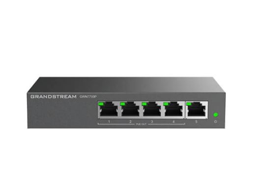 [GWN7700P] Switch Grandstream 5 Ports GWN7700P Gigabit PoE