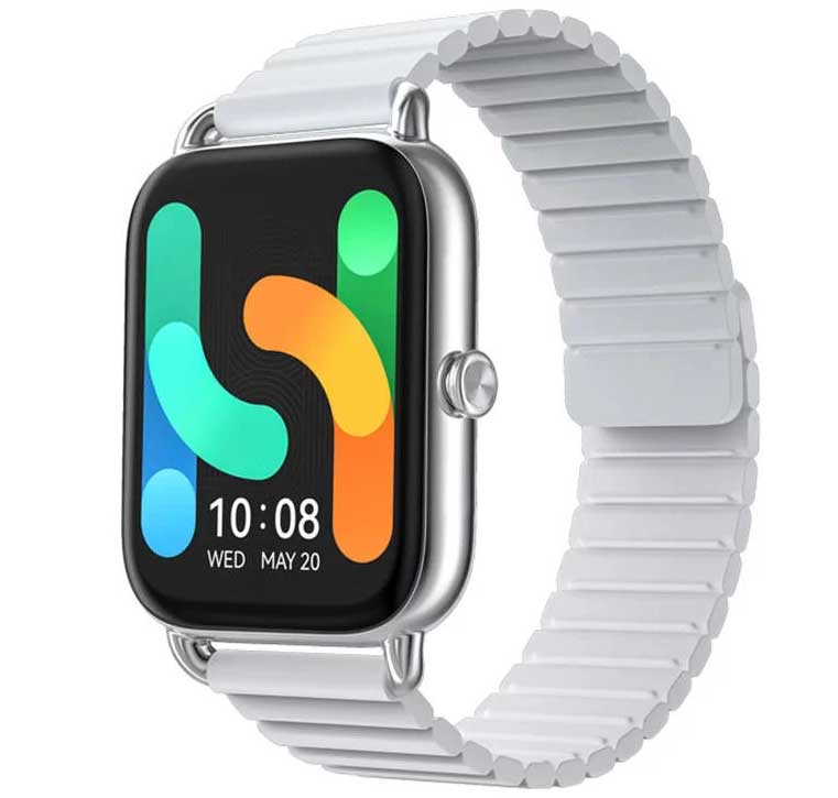 [HAYLOU-LS11-1] HAYLOU RS4 Plus Smart Watch - Montre connectée silver