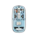 Souris Sans Fil Silencieuse rechargeable WiWU Crystal Bleu