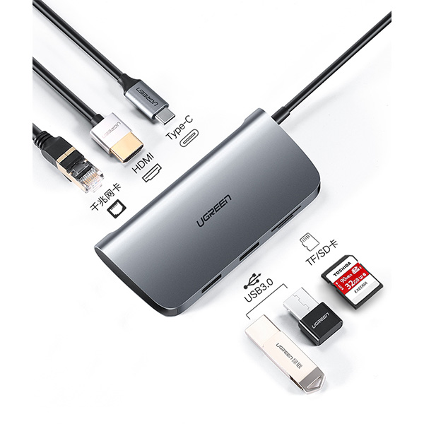 [50852] Adaptateur Ugreen USB-C 6 en 1 (50852)