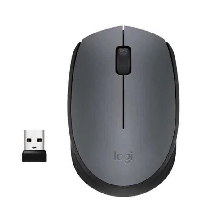 Souris sans fil Logitech M170 grise 1000 DPI