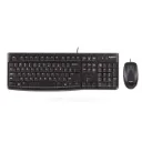 Pack clavier et souris filaire Logitech MK120 AZERTY