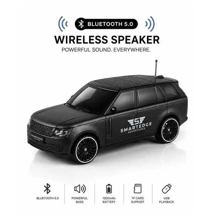 Haut-Parleur Bluetooth SmartEdge Adventures SUV Atlas Edition 10W Noir