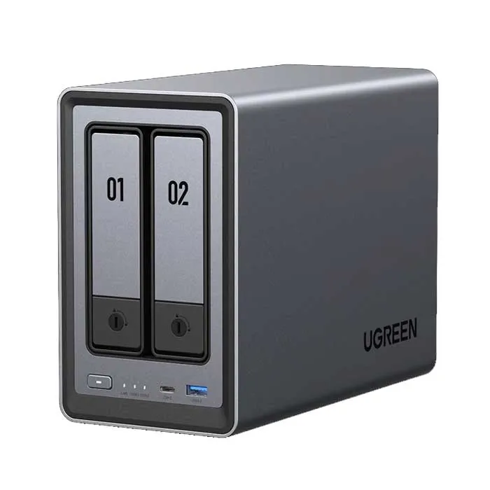 NAS UGREEN NASync DXP2800 2 Baies jusqu’à 76 To