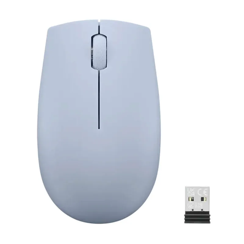 Souris sans fil Lenovo 300 Compact 1000 DPI Bleu Givré